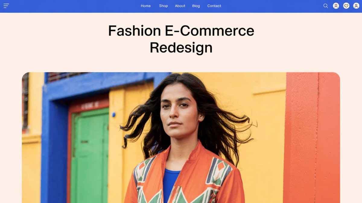 Fashion E-commerce Redesign